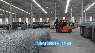 Galvanized Gabion Wire Mesh Box Ready Goods in Workshop