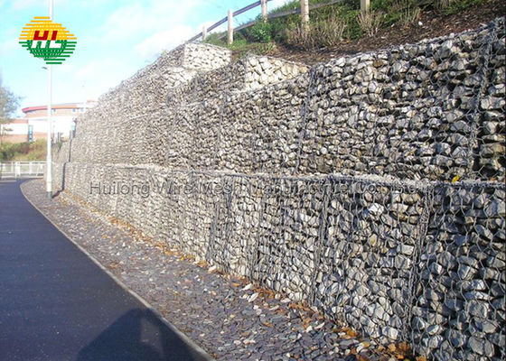 погода коробки 100x120mm шестиугольная Gabion устойчивая для восстановления запруды